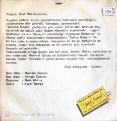 Edip Akbayram Dostlar - Kıymayın Efendiler/Adiloş Bebe - 45'lik