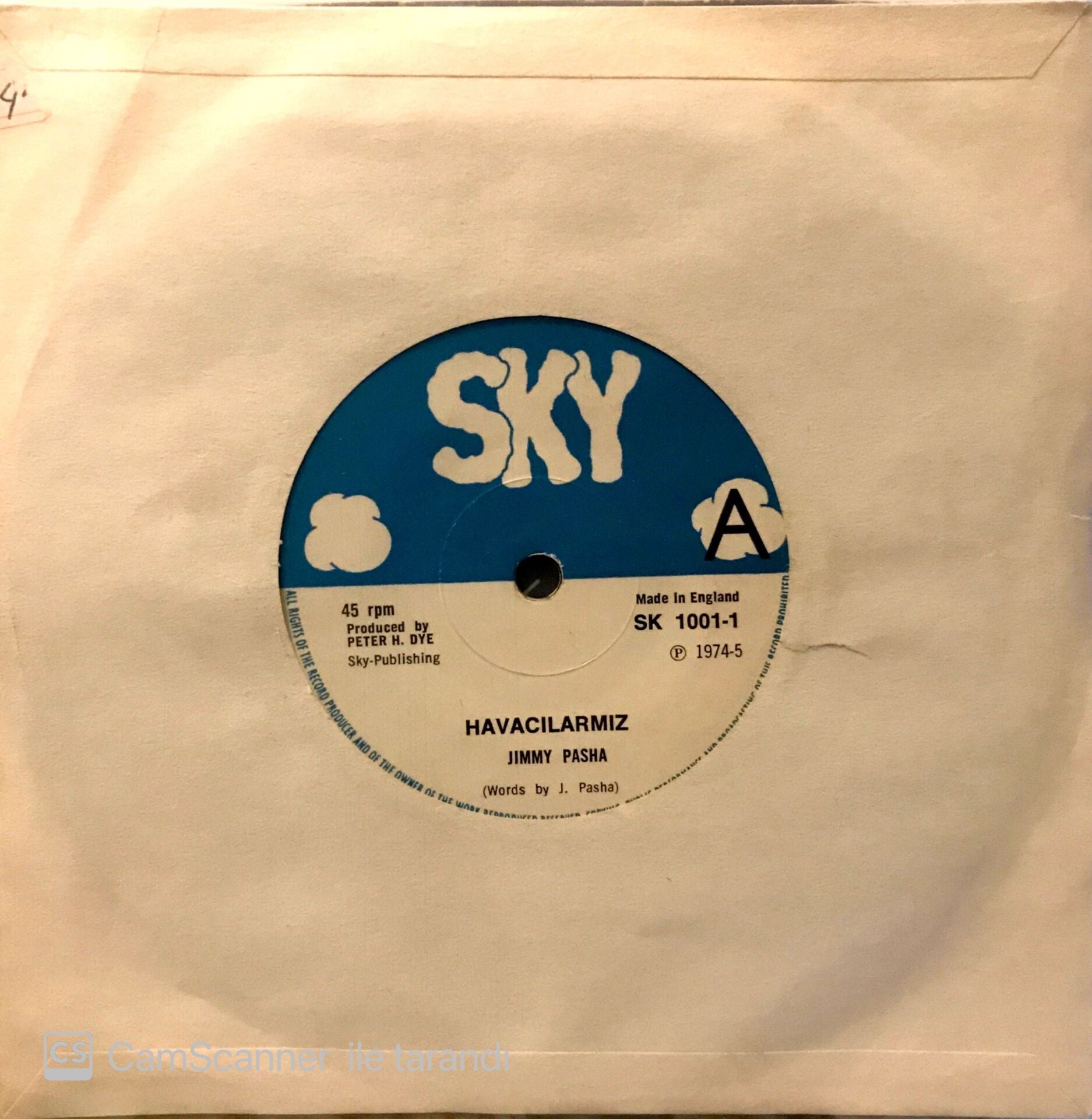 Jimmy Pasha - Havacılarımız 45lik