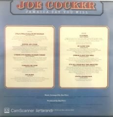 Joe Cocker Jamaica Say you Will LP