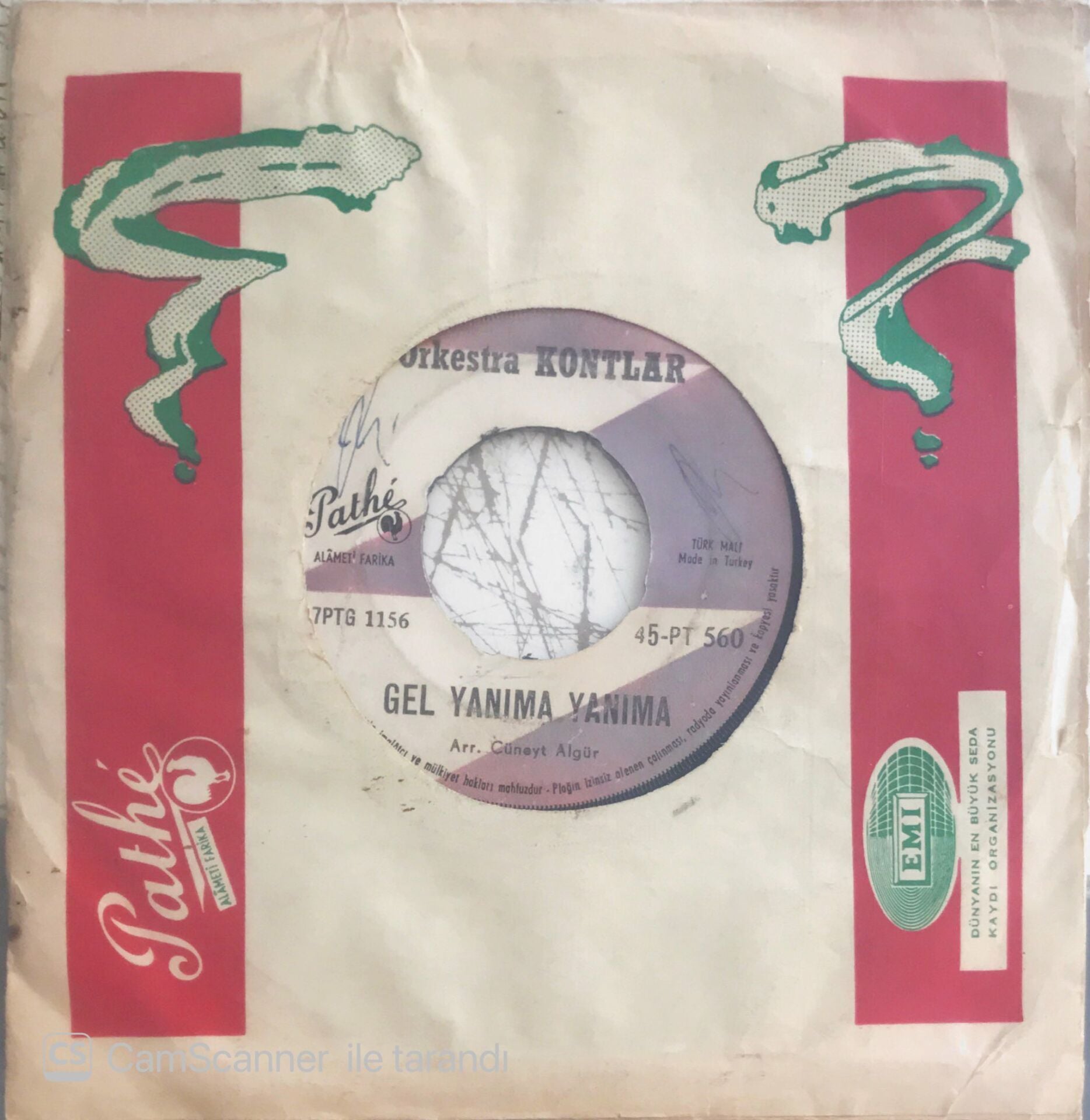 Orkestra Kontlar - Gel Yanıma Yanıma/Arpa Buğday Taneler - 45'lik