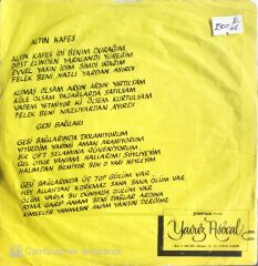 Selda Bağcan - Altın Kafes/Gesi Bağları - 45'lik