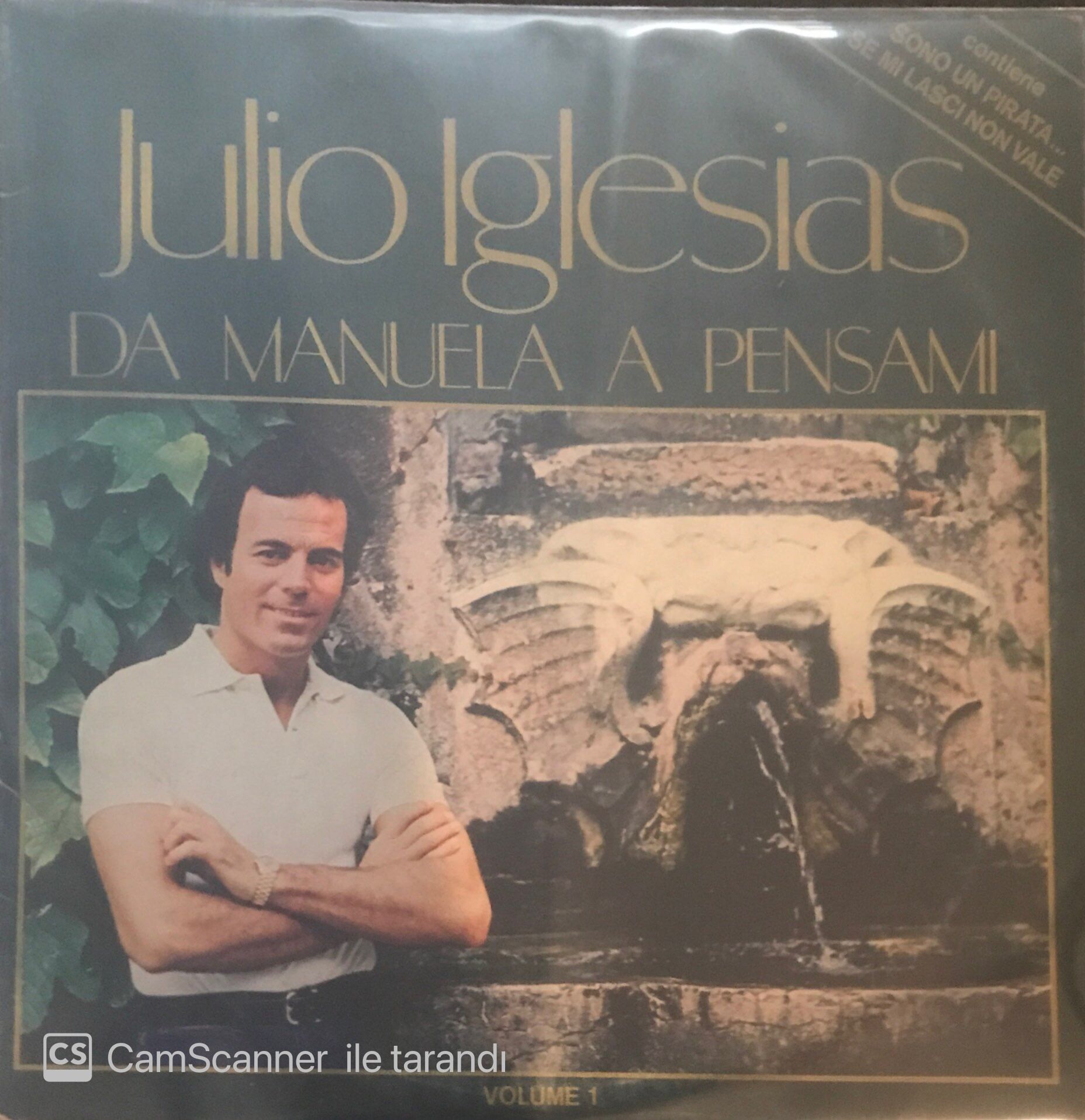Julio Iglesias Da Manuela A Pensami LP