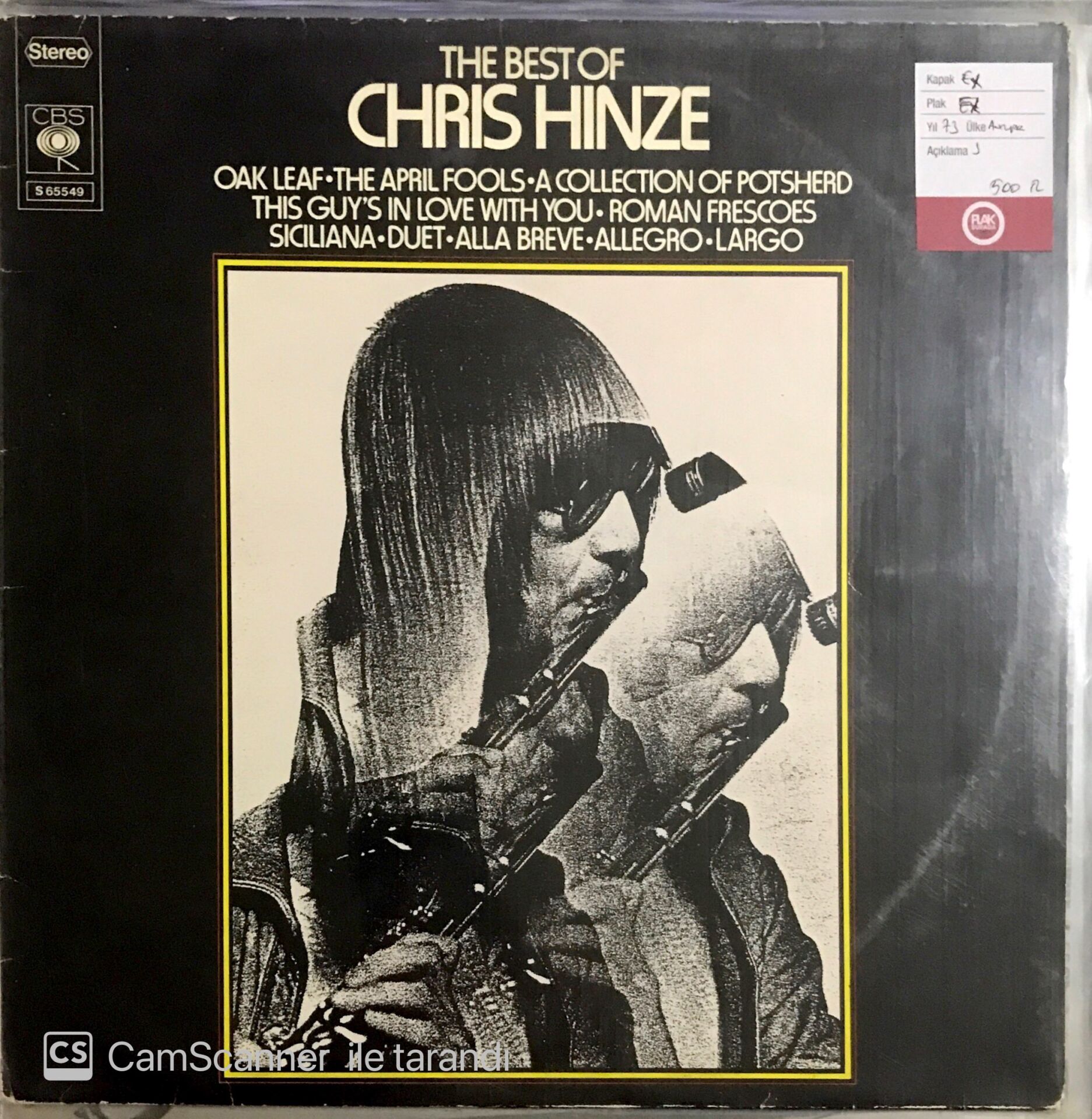The Best of Chris Hinze LP