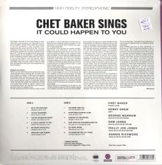 Chat Baker Sings - It Could Happen to You (Mor Renkli Limitli Baskı) LP
