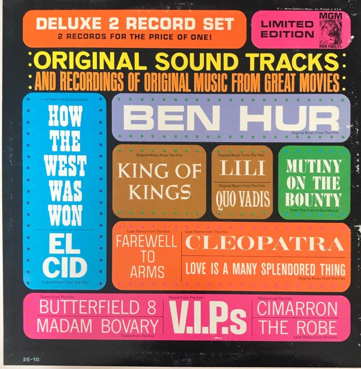 Original Sound Tracks And Other Music From Great Movies Çift LP