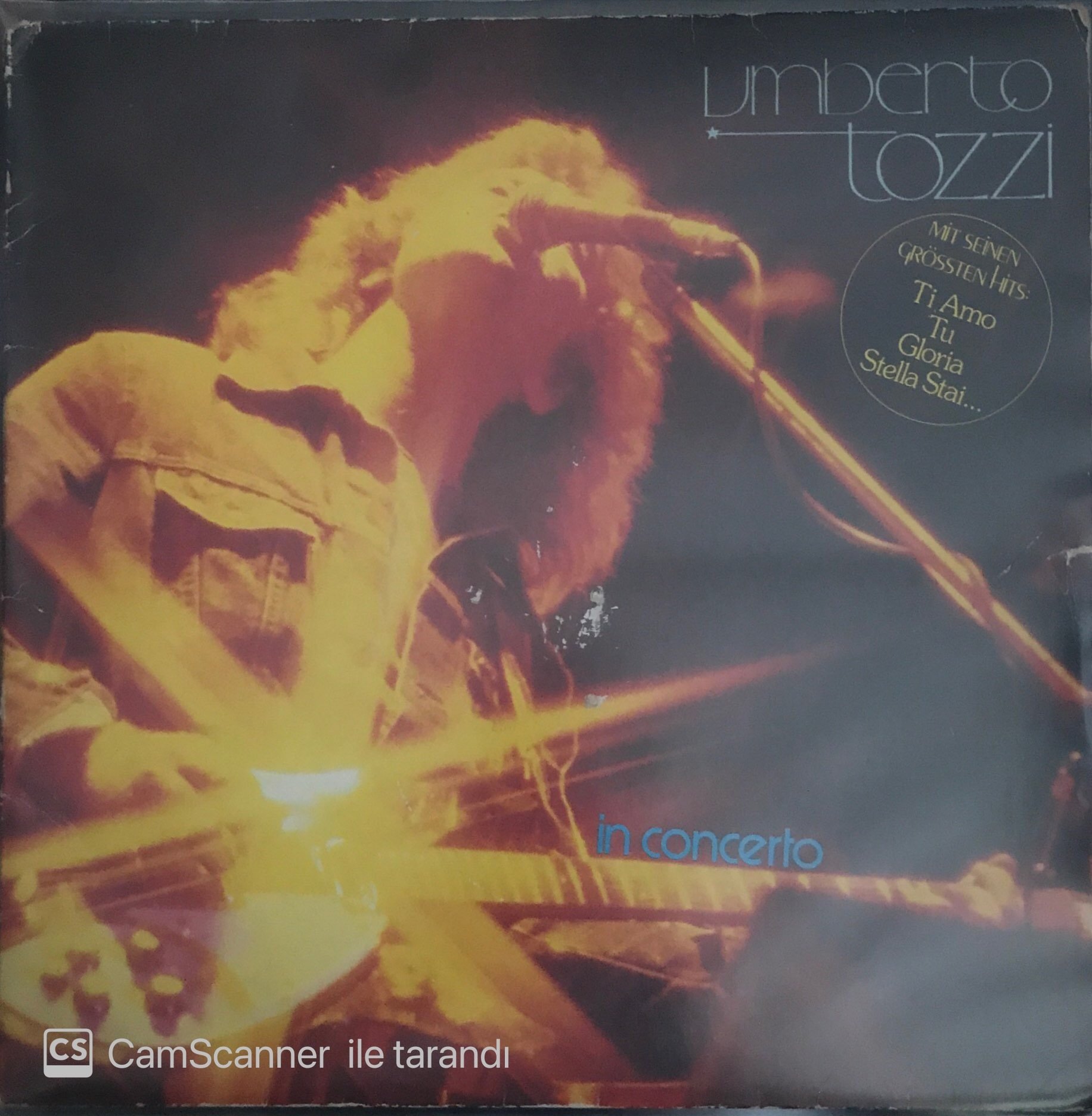 Umberto Tozzi In Concerto Double  LP