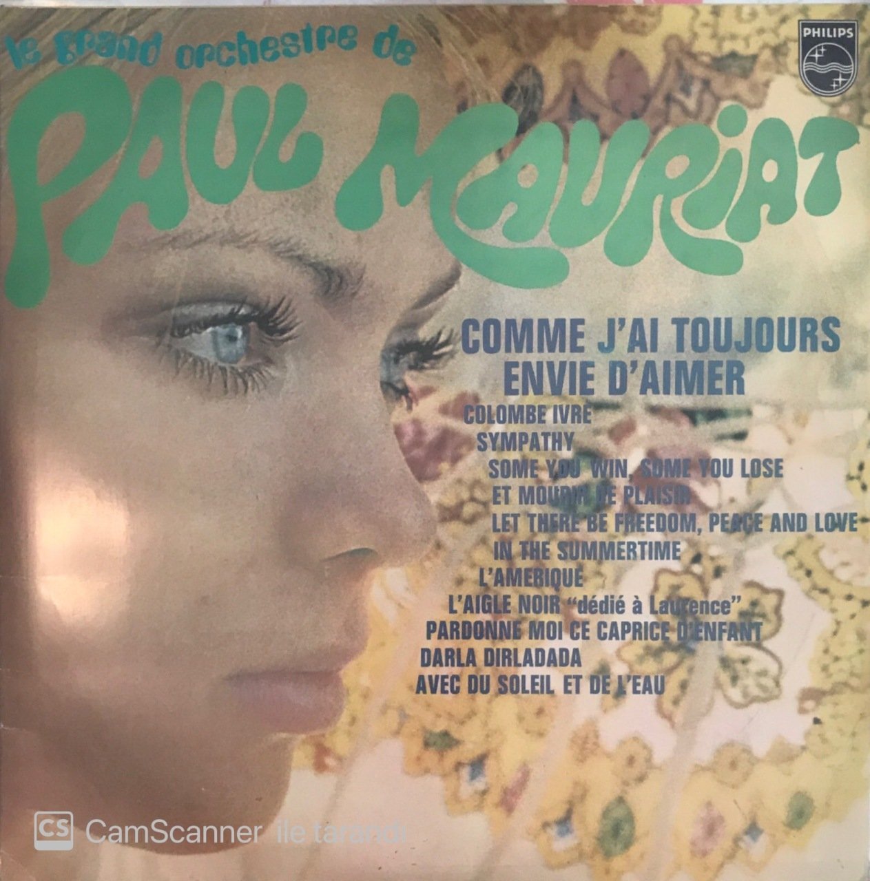Paul Mauriat Comme J'ai Toujours Envie D'aimer LP