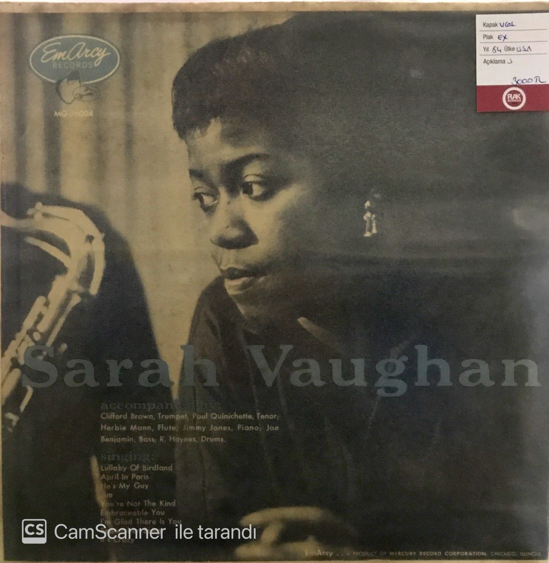 Sarah Vaughan LP