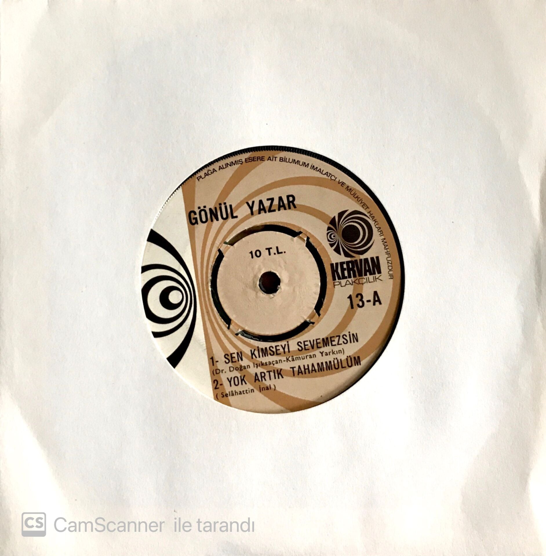 Gönül Yazar Sen Kimseyi Sevemezsin Mini EP 45lik