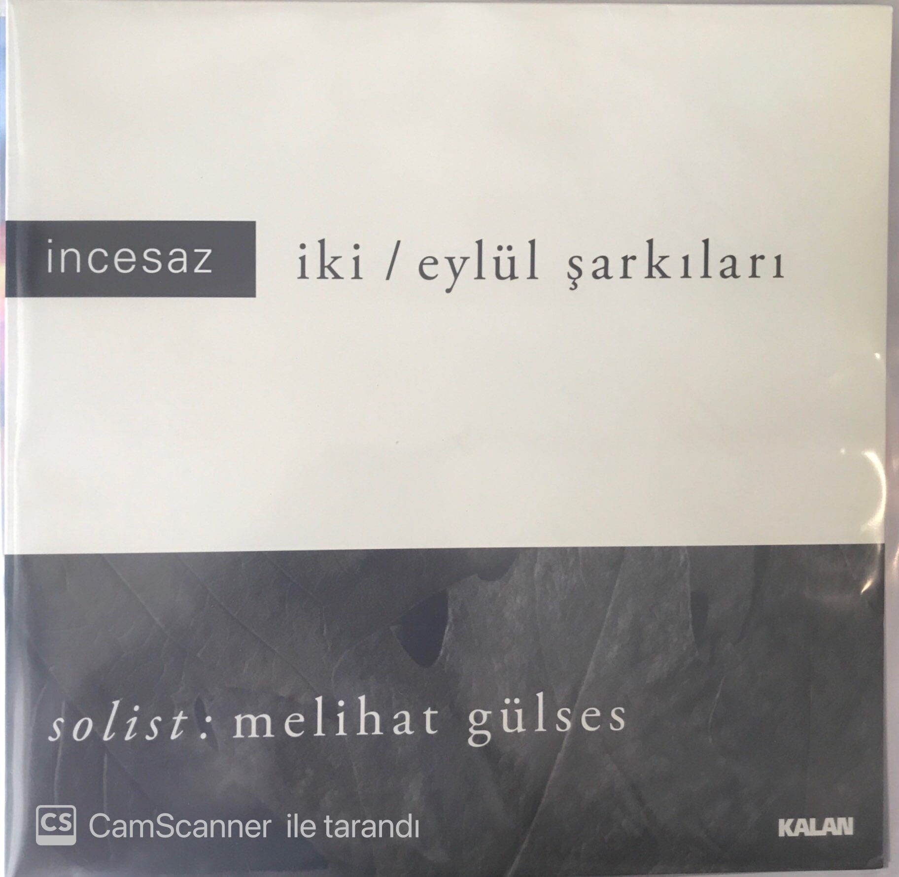 İncesaz İki / Eylül Şarkıları LP