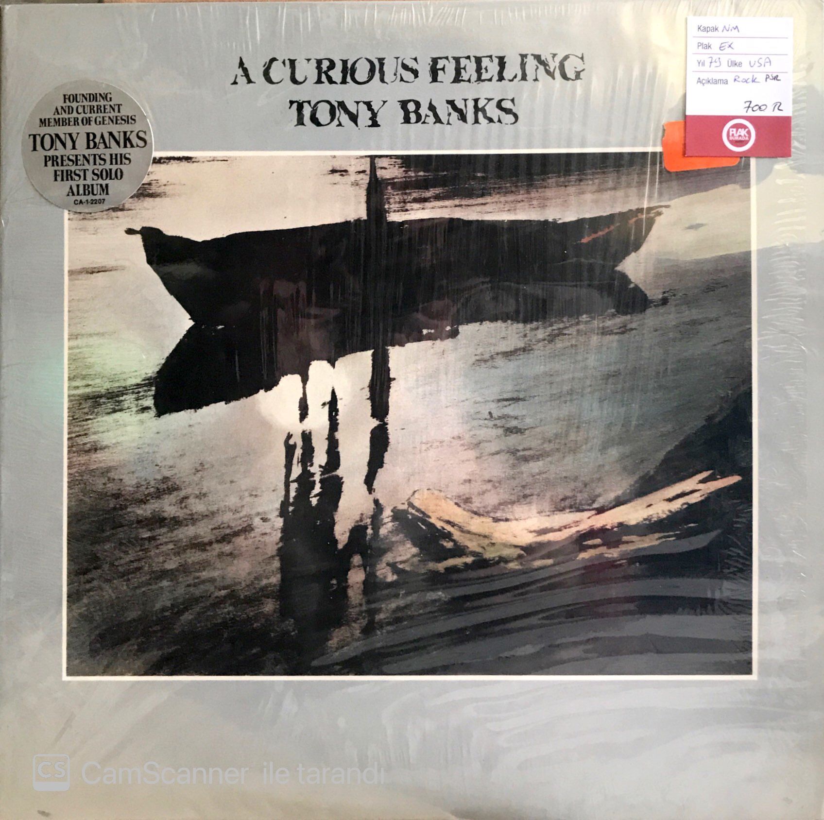 Tony Banks / A Curious Feeling LP