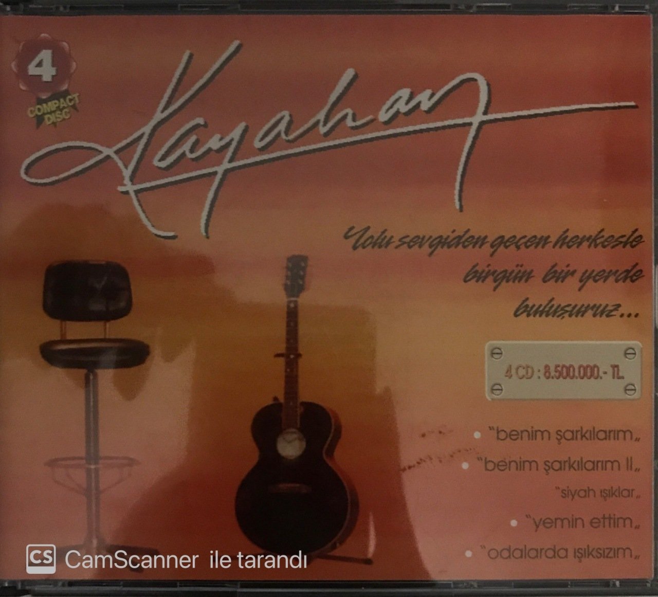 Kayahan Benim Şarkılarım 1-2 4'lü CD