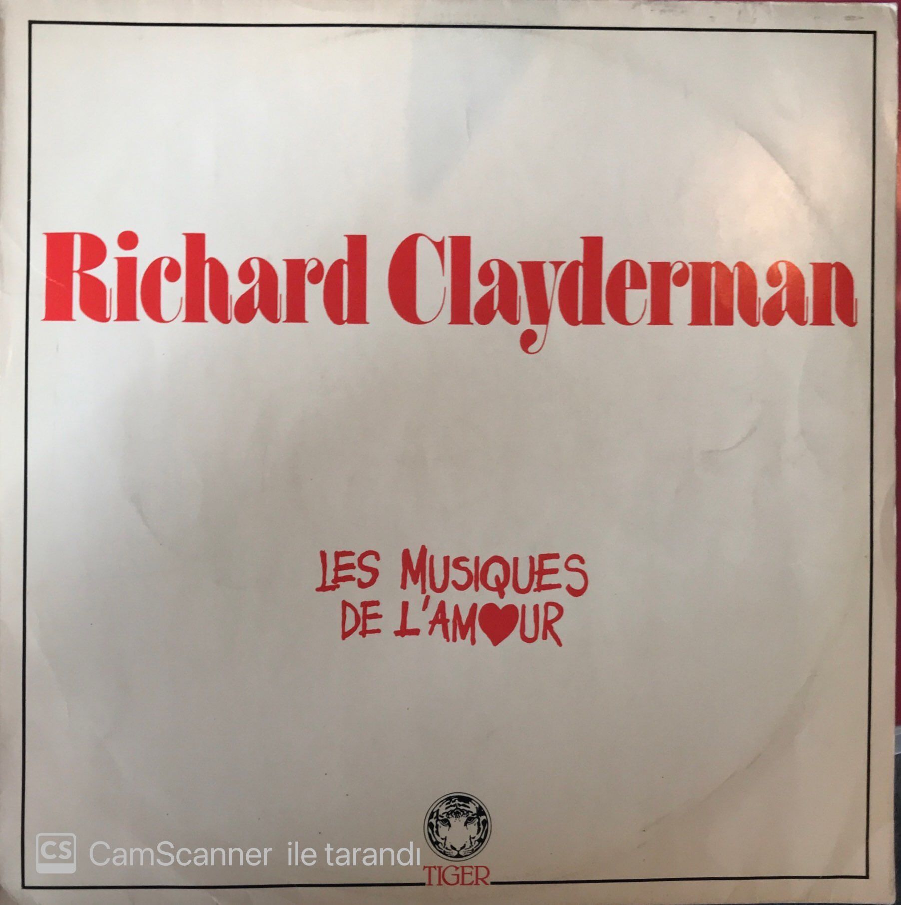 Richard Clayderman Les Musiques De L'Amour LP