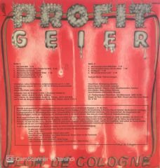 Floh De Cologne – Rockoper Profitgeier LP