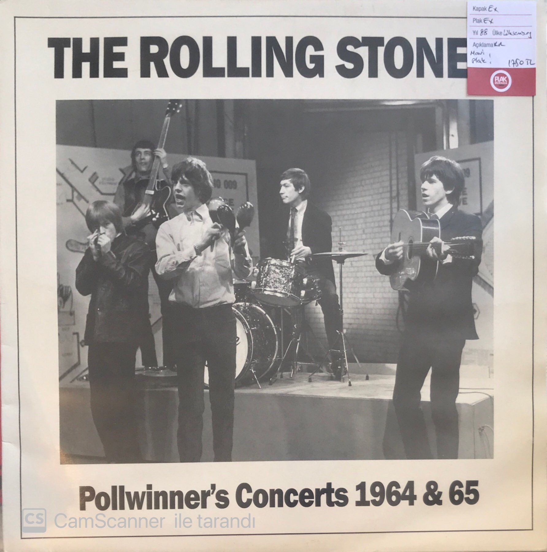 The Rolling Stones - Pollwinner's Concerts 1964 & 65 (Mavi Renk ) LP