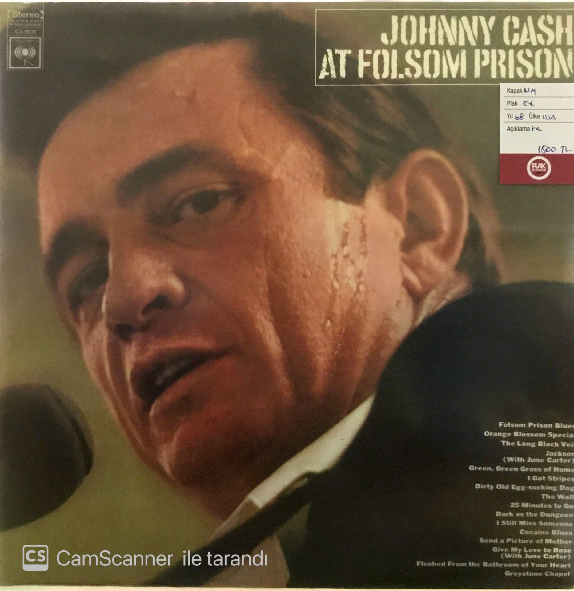 Johnny Cash at Folsom Prison LP