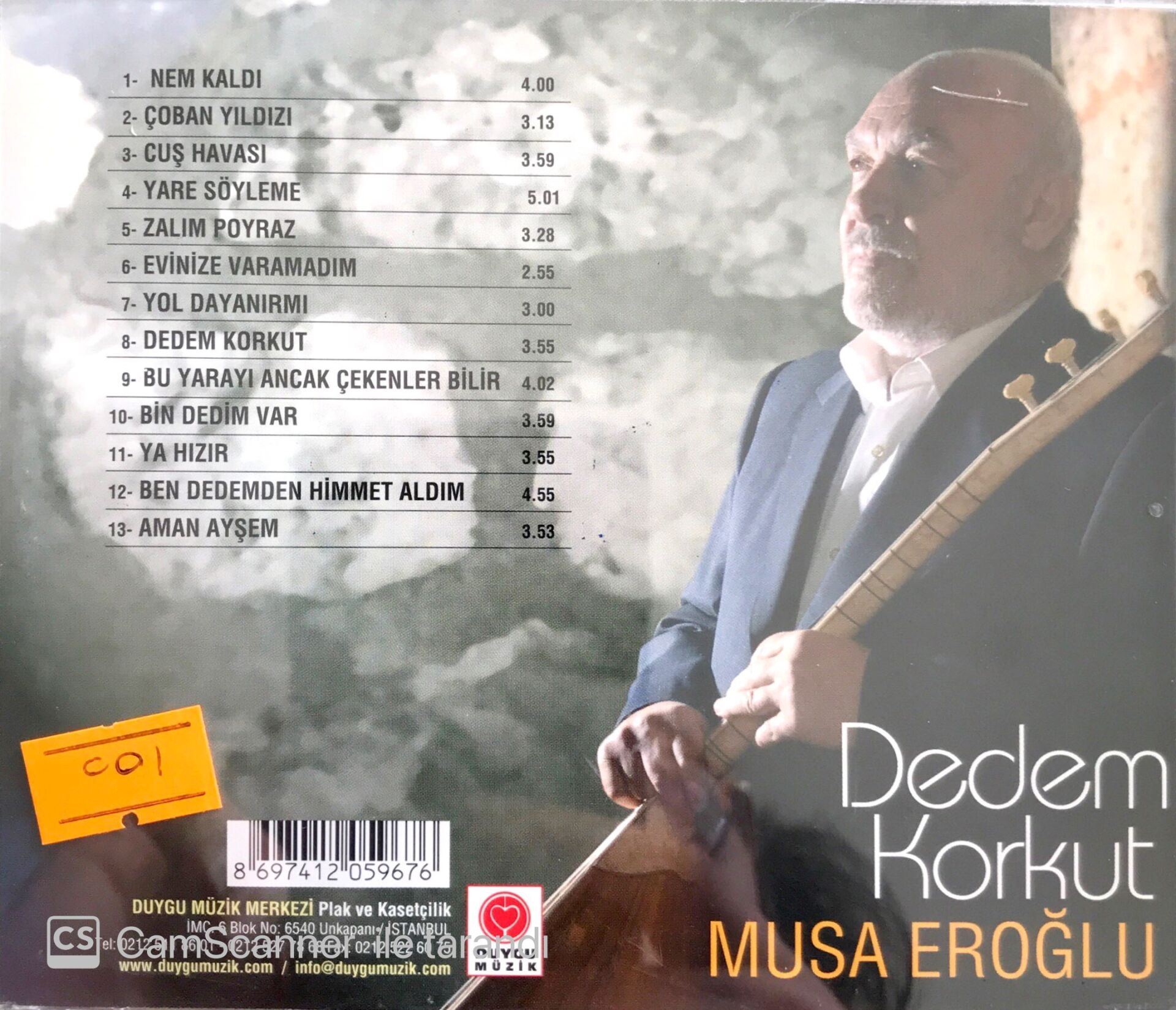 Musa Eroğlu / Dedem Korkut CD Plak Satın Al