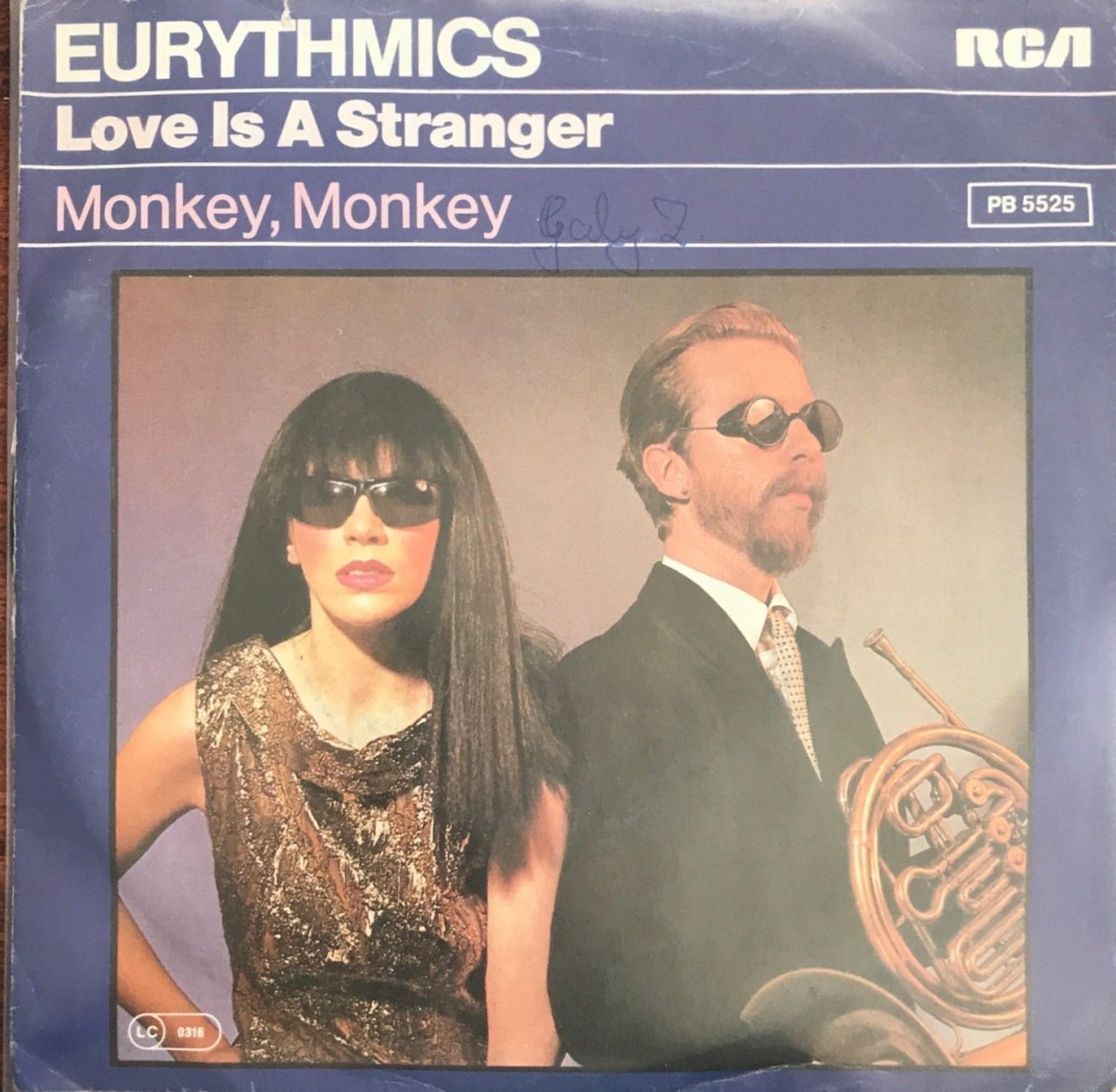 Eurythmics Love Is A Stranger 45lik