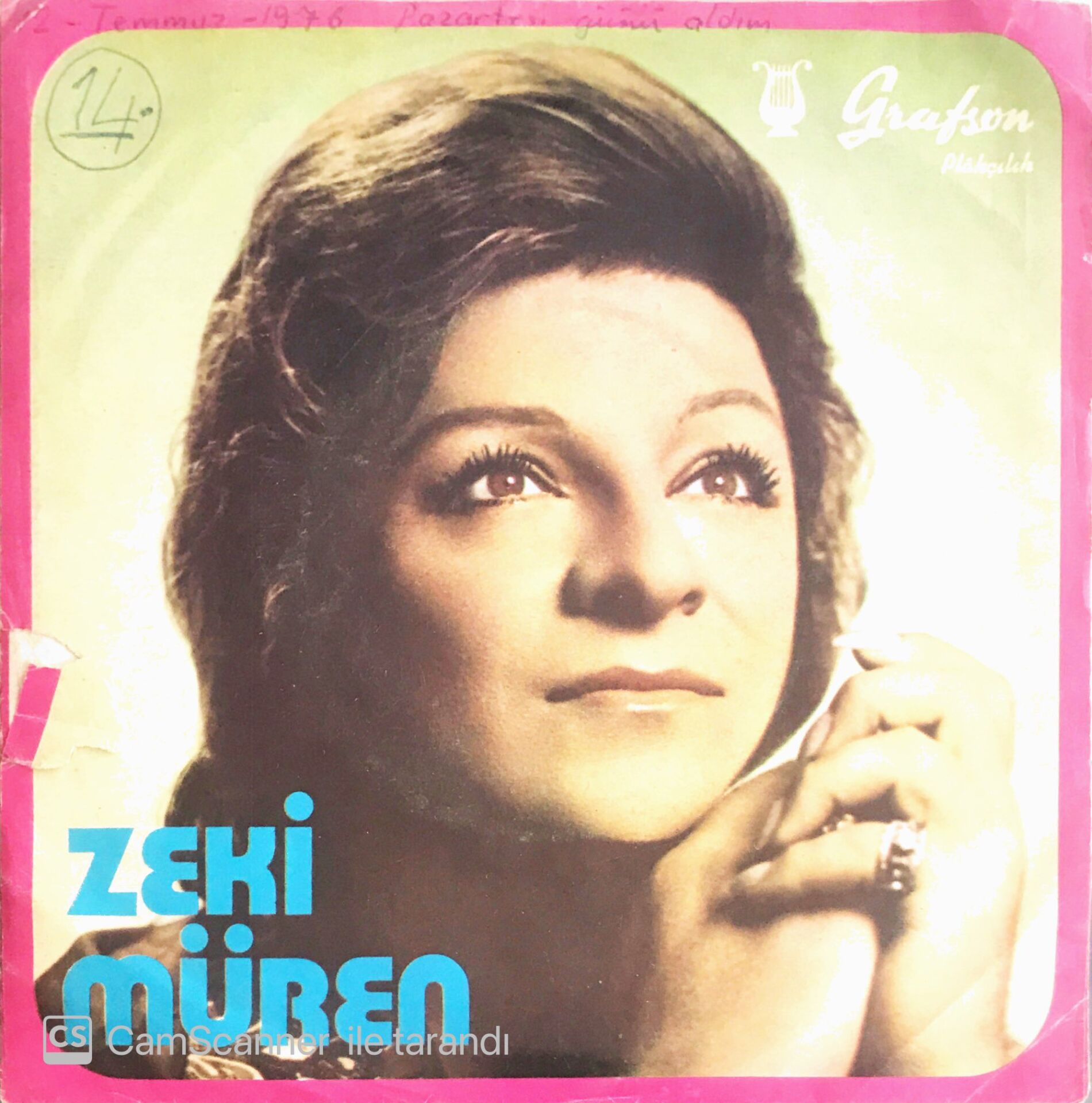 Zeki Müren - Gülünce Gözlerinin İçi Gülüyor/Ölüyorum Kederimden - 45'lik