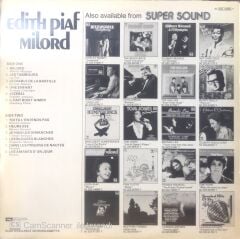 Edith Piaf / Milord LP