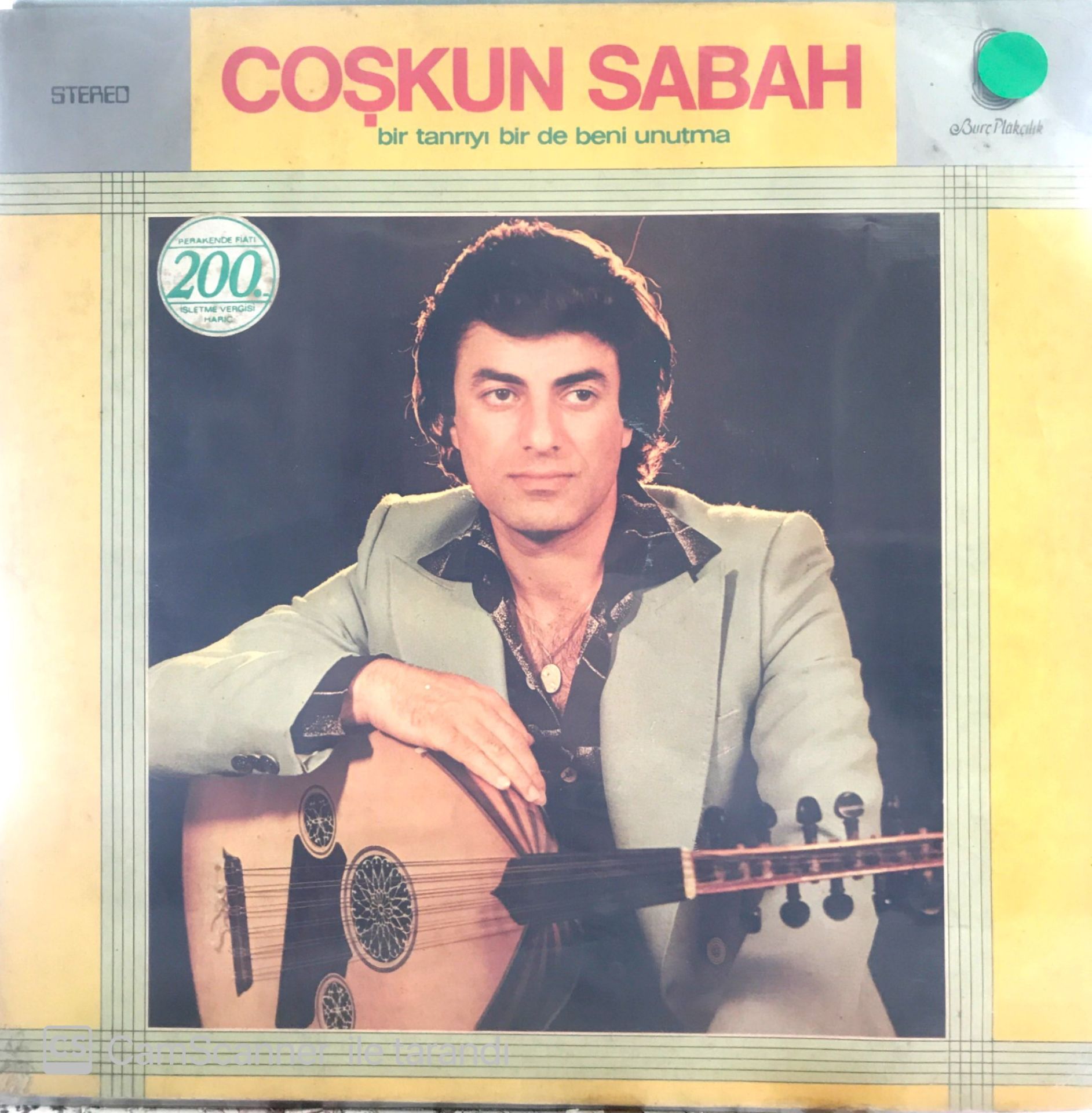 Coşkun Sabah - Bir Tanrıyı Bir De Beni Unutma LP