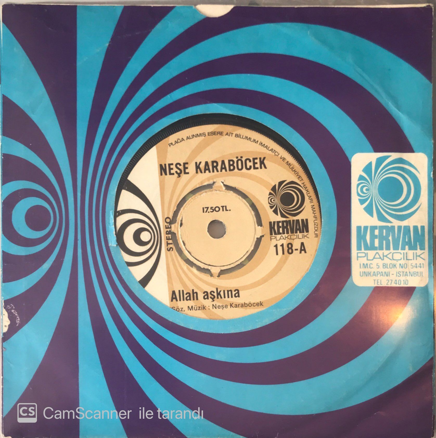 Neşe Karaböcek - Allah Aşkına 45lik