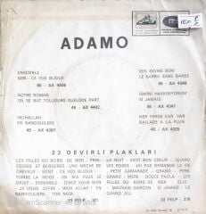 Adamo - İsmini Haykırıyorum/Si Jamais - 45'lik