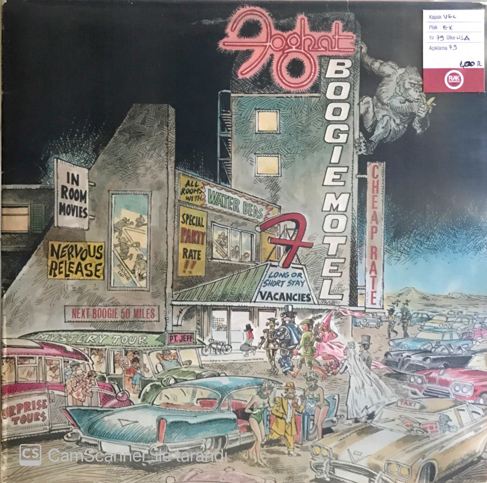 Foghat / Boogie Motel LP