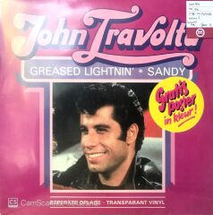 John Travolta / Greased Lightnin' * Sandy Transparan LP