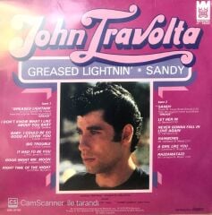 John Travolta / Greased Lightnin' * Sandy Transparan LP