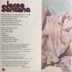 Jorge Santana ''Jorge Santana'' LP