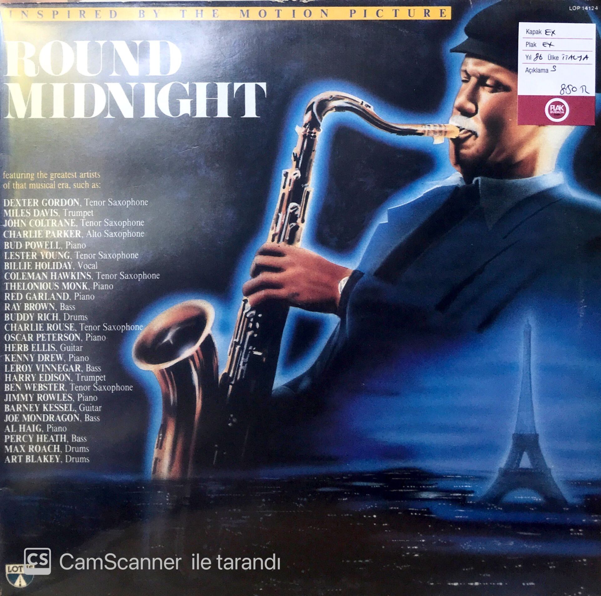 Round Midnight / Inspired By The Motion Picture LP