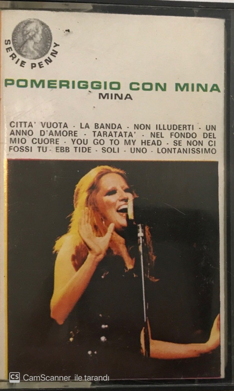 Mina Pomeriggio Con Mina KASET