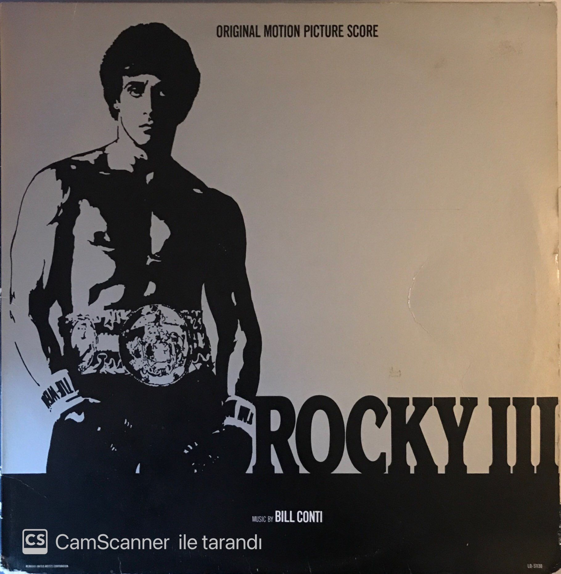 Rocky III Music By Bill Conti Original Motion Picture Score LP