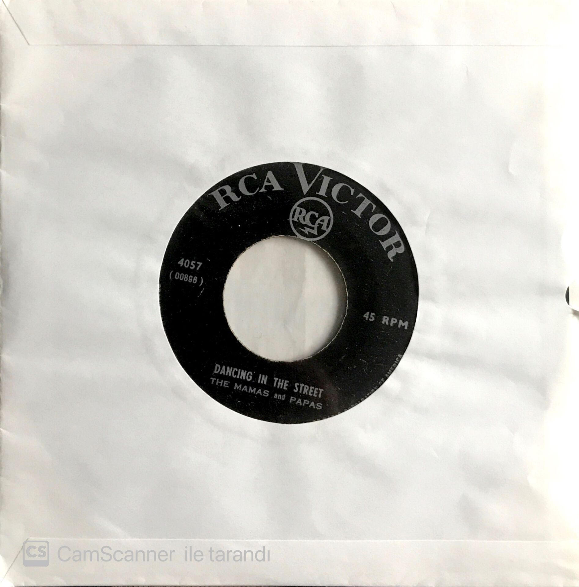 The Mamas and Papas / Dancing In The Street 45'lik