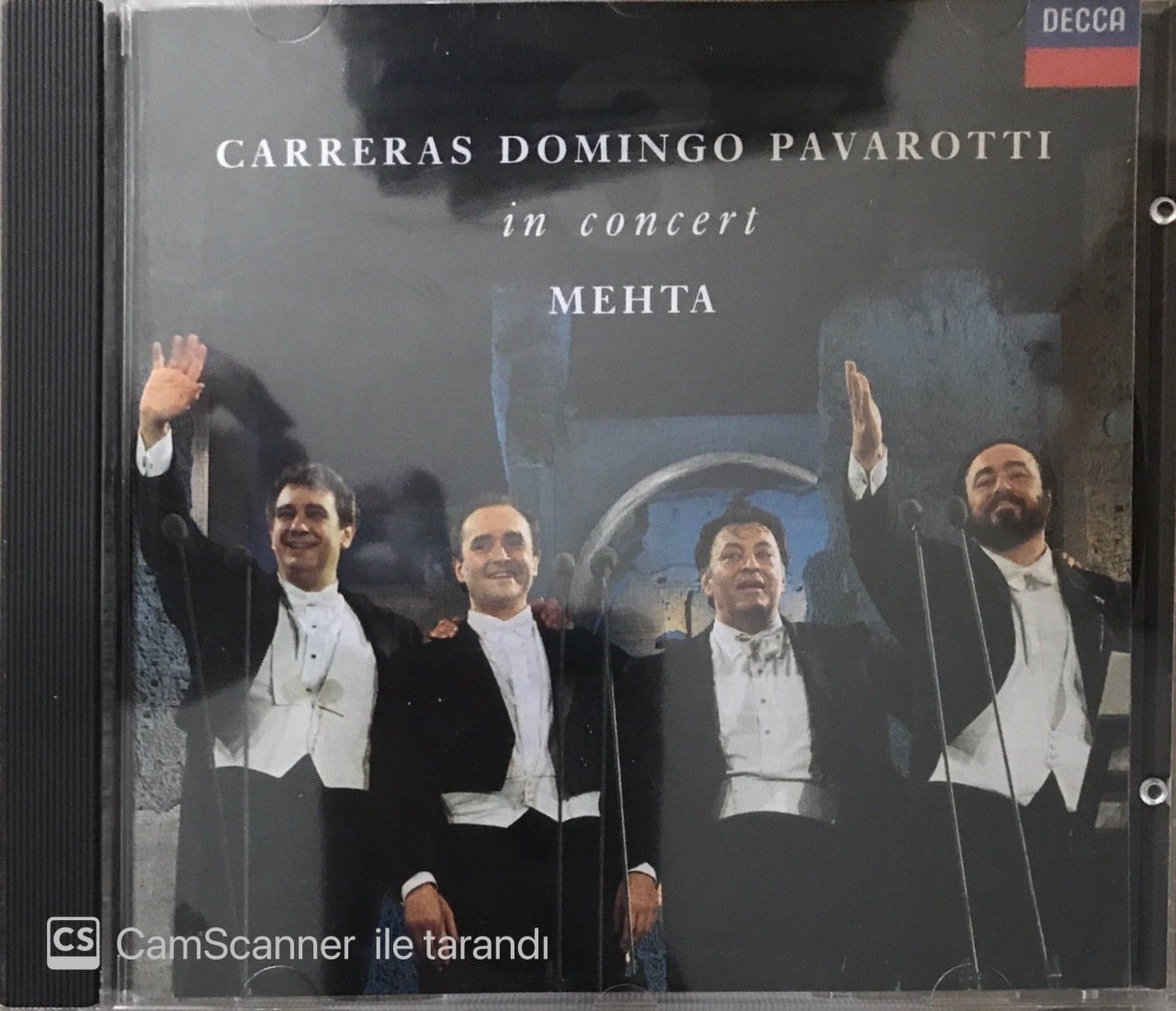 Carreras Domingo Pavarotti in Concert CD