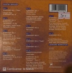 Leonard Bernstein - Gustav Mahler The Complete Symphonies 12 CD Set