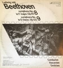 Ludwig Van Beethoven Symphony No.8 In Major Op.93 Symphony No.9 In D Minor Op.125 Double LP