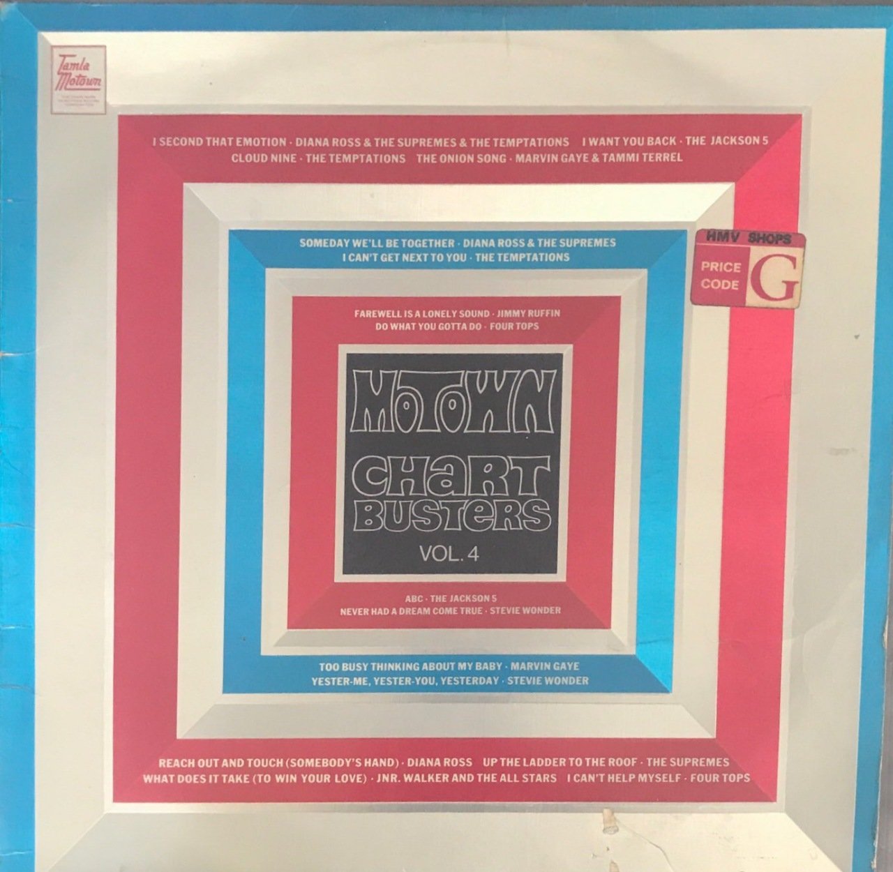 Motown Chartbusters Volume 4 LP