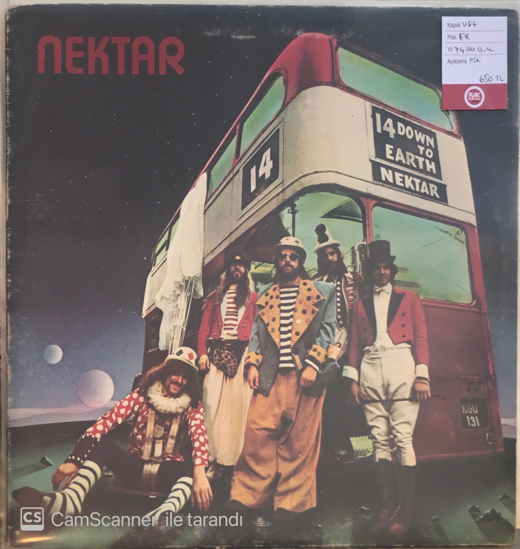 Nektar – Down To Earth LP