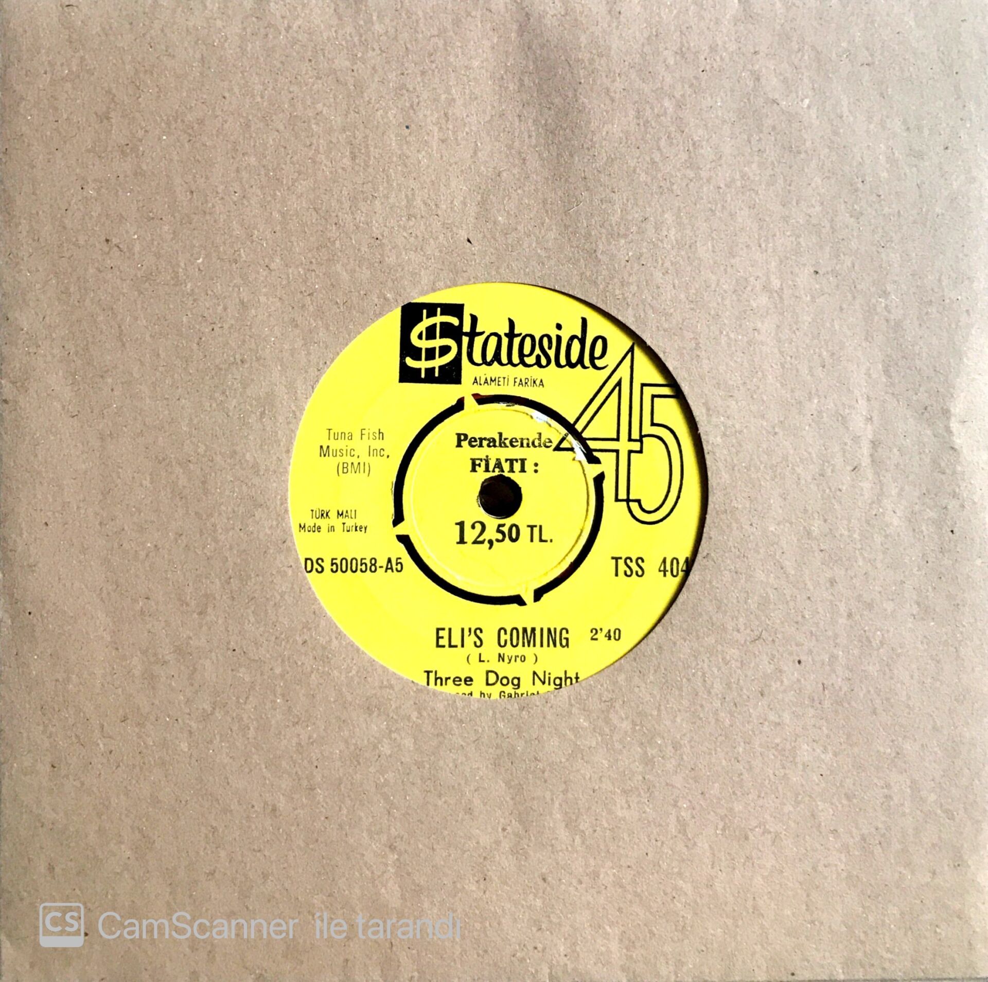 Three Dog Night / Dreaming Isn't Good For You 45'lik