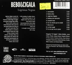 Bebo-Cigala - Lagrimas Negras - CD