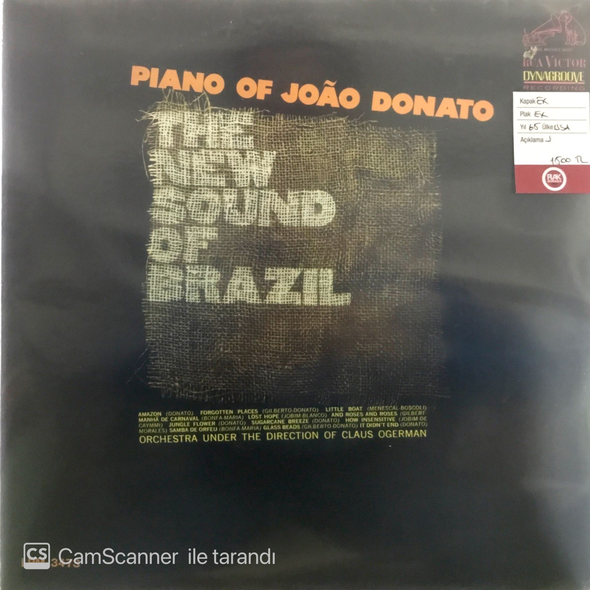 Piano of Joao Donato The New Sound of Brazil LP