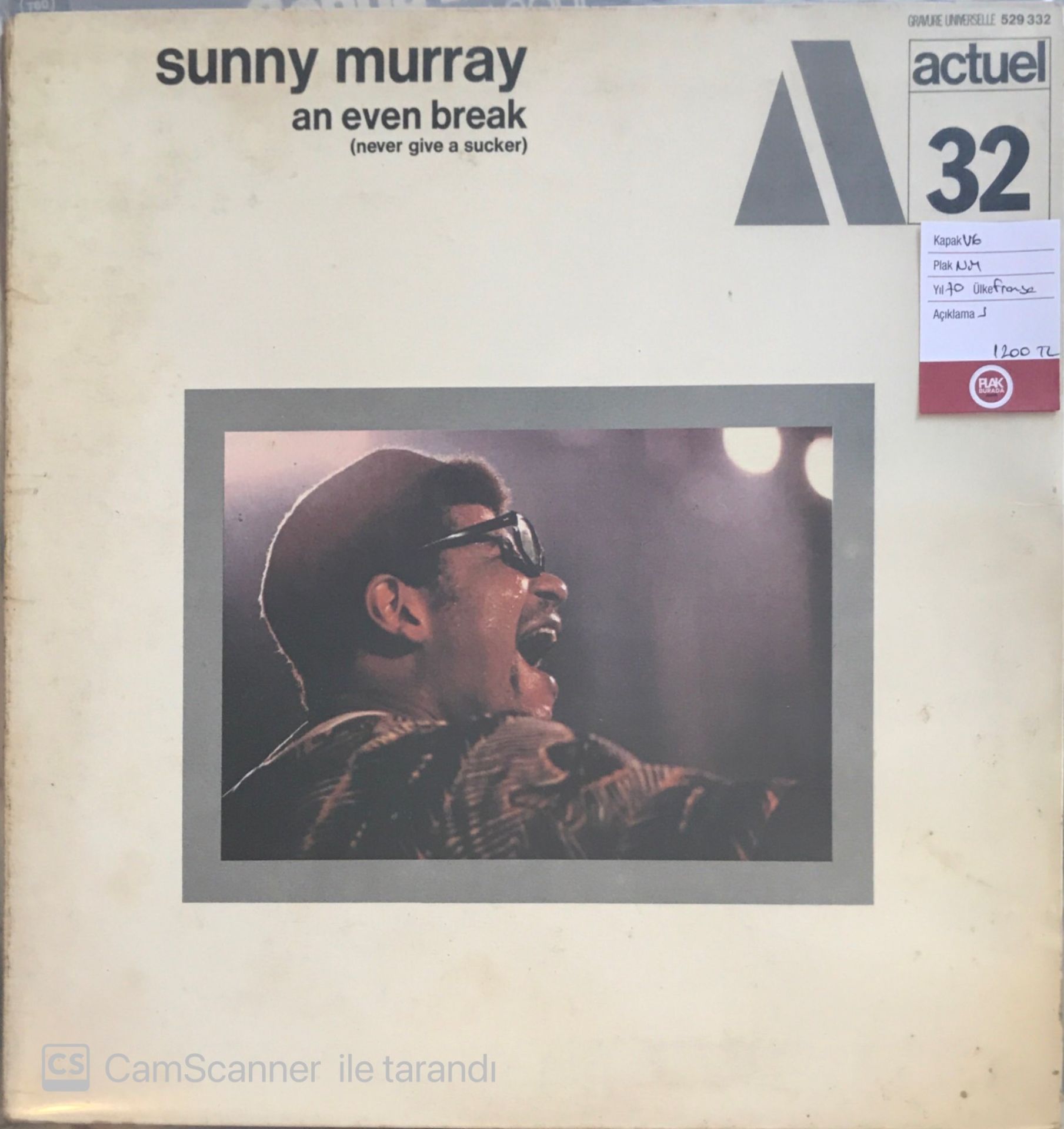 Sunny Murray - An Even Break LP