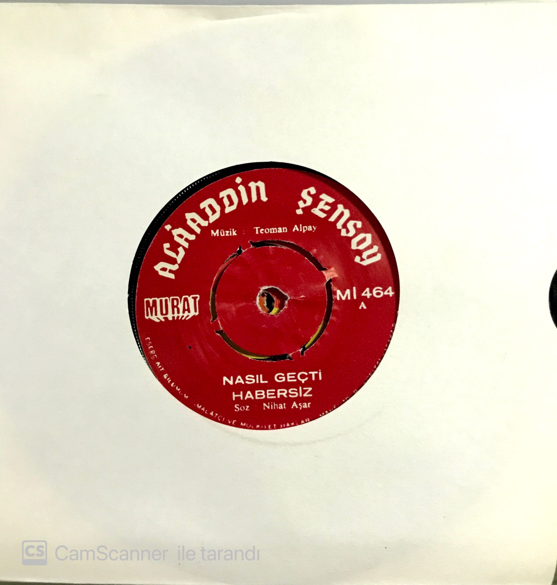 Alaaddin Şensoy - Nasıl Geçti Habersiz 45lik
