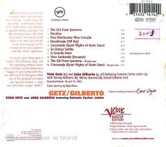 Stan Getz And Joao Gilberto Featuring Antonio Carlos Jobim CD