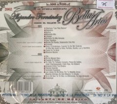 Alejandro Fernandez Bella Artes CD