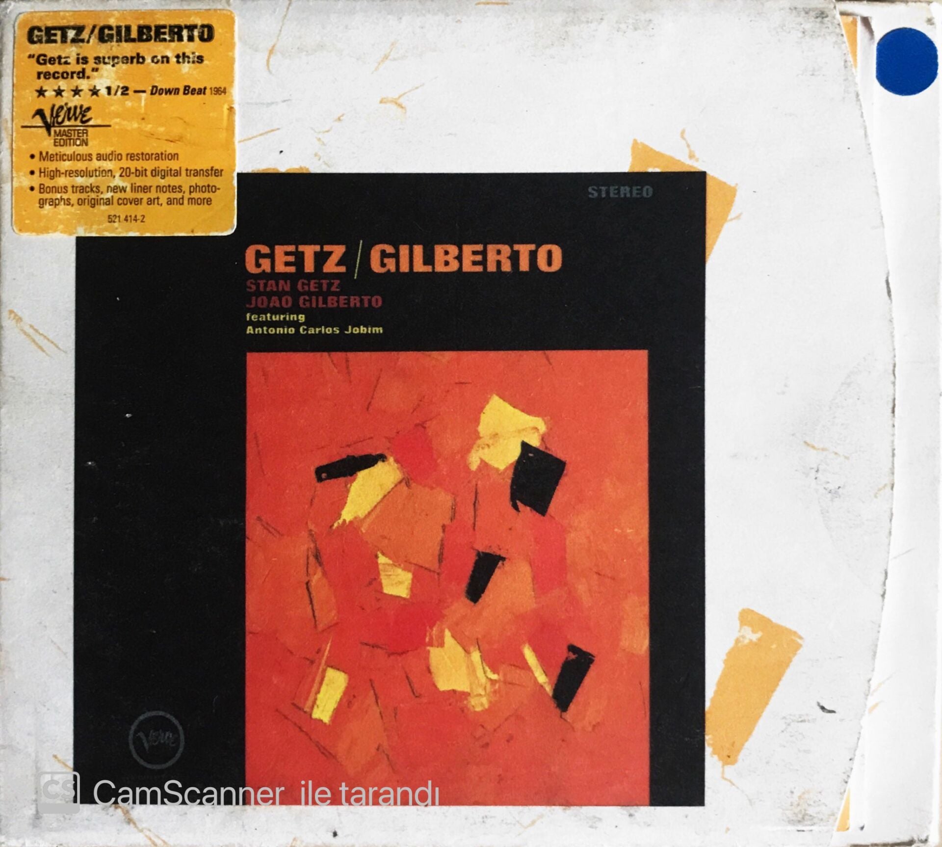 Stan Getz And Joao Gilberto Featuring Antonio Carlos Jobim  - CD