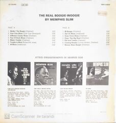 Memphis Slim And The Real Boogie Woogie - LP