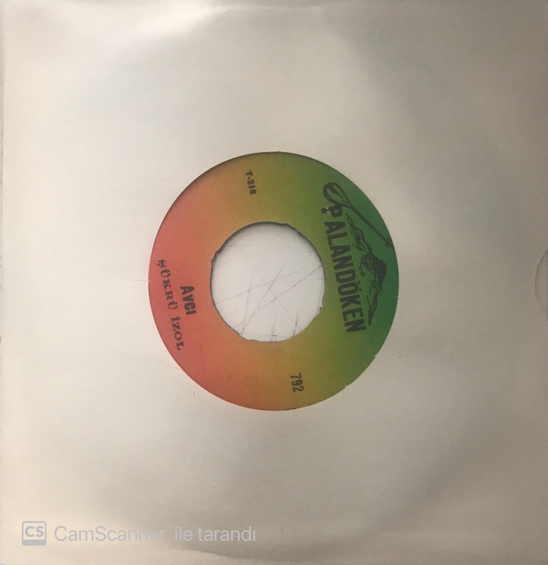 Şükrü İzol Tayyarın Ağıdı 45lik